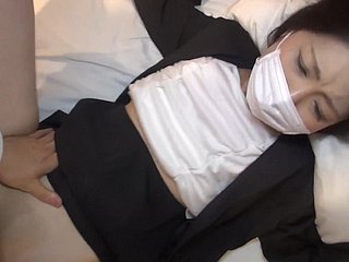 日本のホット赤ん坊麗華谷口 - 中出しセックス