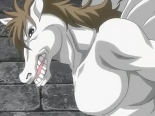 Babe anime miskin dikejukakan oleh monster