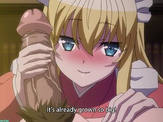 Bionda hentai // senza censura con tette perfette e culo amano sborrata