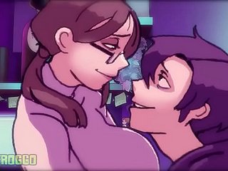 모나 & 트래비스 (Lewdfroggo)