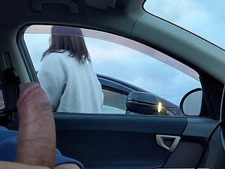 Handjob not any carro