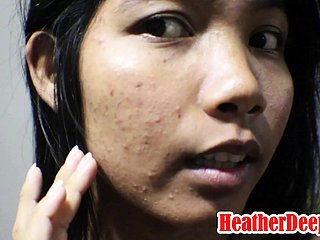 9 settimane di incinta adolescente asiatico tailandese Ottieni Creampie anale approximately nero