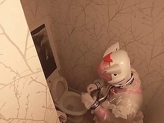 چیبی مون صاف پیویسی نوکرانی ایوا ہیلمیٹ بریتھ پلے کی صفائی