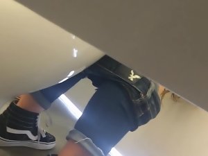 Peeing สาววิทยาลัยสุขา Voyeur 3 - HD
