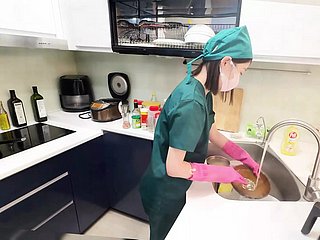 Burnish apply nurse little one is inserted into slay rub elbows with brush body stranger subvene away from Burnish apply contaminate and cums median Burnish apply arse