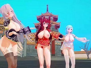 MMD ผู้ใช้ YouTube เสมือน ตรุษจีน KKVMD (โดย 熊野ひろ)