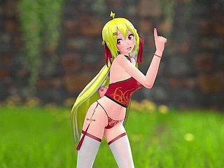 สาวจีน M22 Hentai ถอดเสื้อผ้า เต้นเปลื้องผ้า MMD 3D ผมบลอนด์ (คลิป)