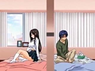 Giovane coppia Hentai Fica Creampie