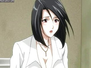 Dai seni grandi anime ottiene analmente scopata