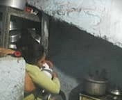 اس کی چاچی کے ساتھ Northindian گائے طے کر کیمرے اور آخر