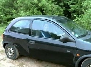 Pasangan Jerman dan wanita seks di tempat letak kereta Parkplatz