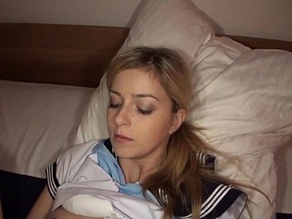 AMWF Abigaile Johnson Interracial z azjatyckiego guy