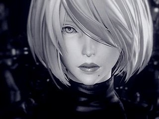 Нир Automata Горячие мультфильм порно сцены в