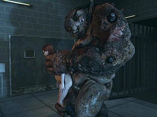 ایشلے اور femshep گرم راکشسوں کی طرف سے گڑبڑ ہو رہی ہے